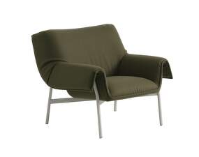 Wrap Lounge Chair, grey/Divina 984