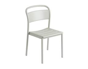 Linear Steel Side Chair, grey
