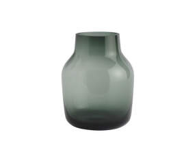 Silent Vase 15, dark green