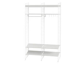 String Hallway K Shelving Set, white