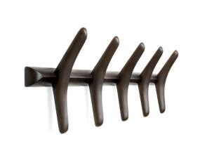 PI Wall Coat Rack, dark brown