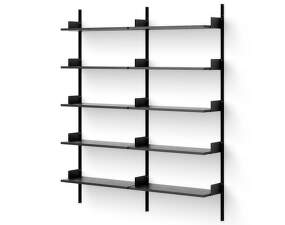 Library Shelf 1900, black ash/black