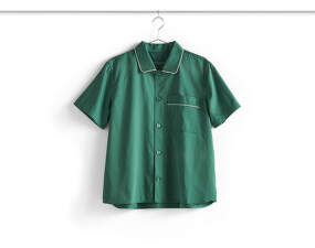 Outline Pyjama S/S Shirt S/M, emerald green