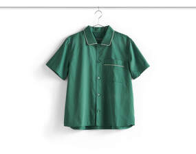 Outline Pyjama S/S Shirt M/L, emerald green