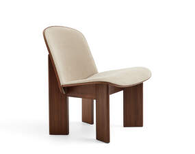 Chisel Lounge Chair, walnut / Linara 216