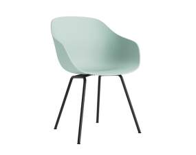 AAC 226 Chair Black Powder Coated Steel, dusty mint