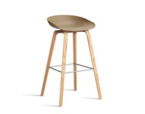 AAS 32 Bar Stool High Oak Veneer, clay