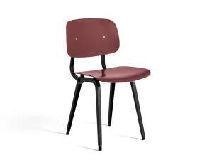 Revolt Chair, black / plum red