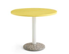Ceramic Table Ø90, bright yellow
