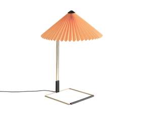 Matin 380 Table Lamp, polished brass / peach