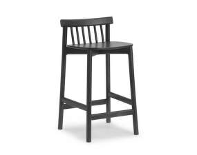 Pind Barstool 65 cm, black stained ash