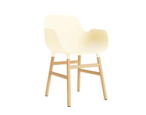 Form Armchair Oak, cream