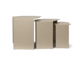 Shard Cluster Tables - Set of 3, cashmere