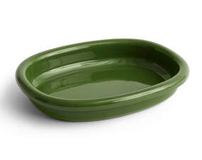 Barro Oval Dish L, green