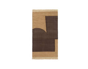 Forene Rug 80x140, tan/chocolate