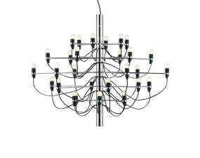 2097/30 Suspension Frosted Bulbs, chrome