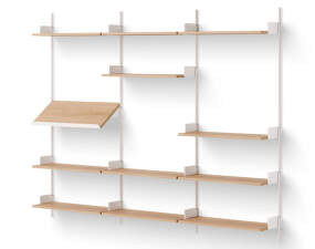Display Shelf, oak/white