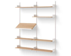 Living Shelf, oak/white