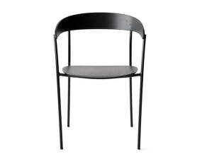 Missing Armchair, black lacquered ash