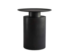 Pillar Table Tall, burned black