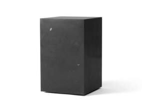 Plinth Side Table Tall, Nero Marquina