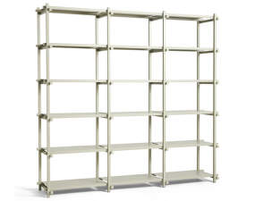 Woody Shelving System High, smokey grey