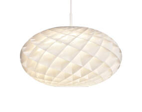 Patera Oval Pendant Light, white