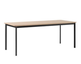 Drip HW116 Dining Table, black/lacquered oak