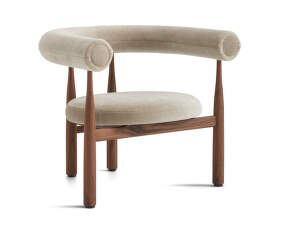 Bukowski Lounge Chair, walnut/Rest 23