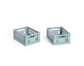 Colour Crate Mini, set of 2, dusty blue