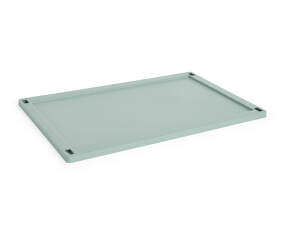 Colour Crate Lid Plastic Large, sage green