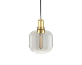 Amp Lamp Small, smoke/brass