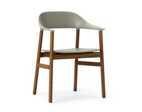 Herit Armchair Smoked Oak, dusty green