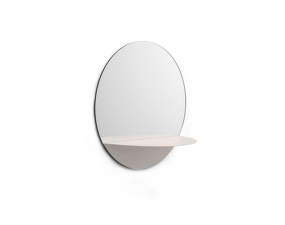Horizon Mirror Round, white