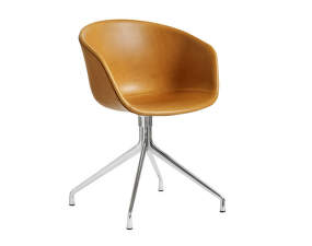 AAC 21 Chair Aluminium Swivel Base, Sense Cognac