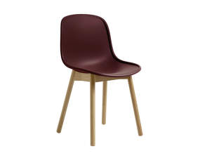 Neu 13 Chair Lacquered Oak chair, bordeaux