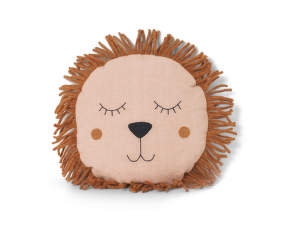 Safari Lion Cushion, rose