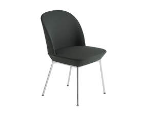 Oslo Side Chair, Twill Weave 990/chrome
