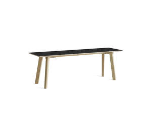 CPH Deux 215 Bench L140, ink black/beech