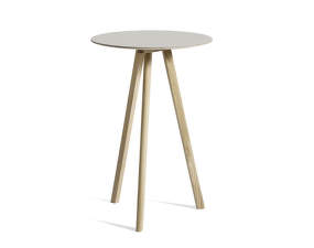 Copenhague CPH 20 Table Ø70, oak/off white linoleum