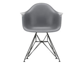 Eames Plastic Armchair DAR, granite grey