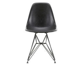 Eames Fiberglass Side Chair DSR, elephant hide grey/black