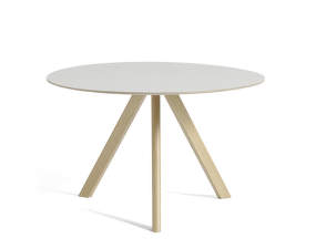 Copenhague CPH 20 Table Ø120, oak/off white linoleum