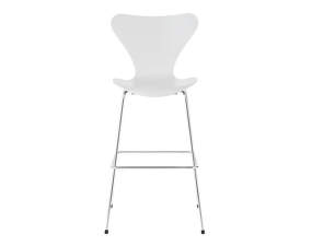 Series 7 Bar Stool Lacquered, chrome/white ash