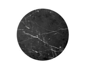 Androgyne Side Table Top, black marble