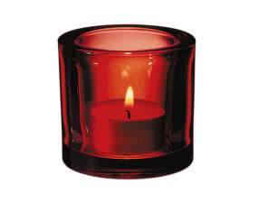 Kivi Tealight Candleholder, cranberry