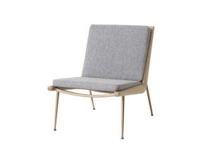Boomerang HM1 Lounge Chair, oak/Hallingdal 130