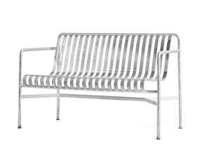 Palissade Dining Bench, galvanised