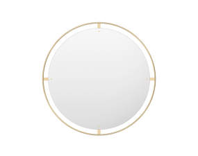 Nimbus Mirror Ø110, polished brass