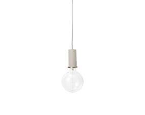 Collect Socket Pendant Low, light grey